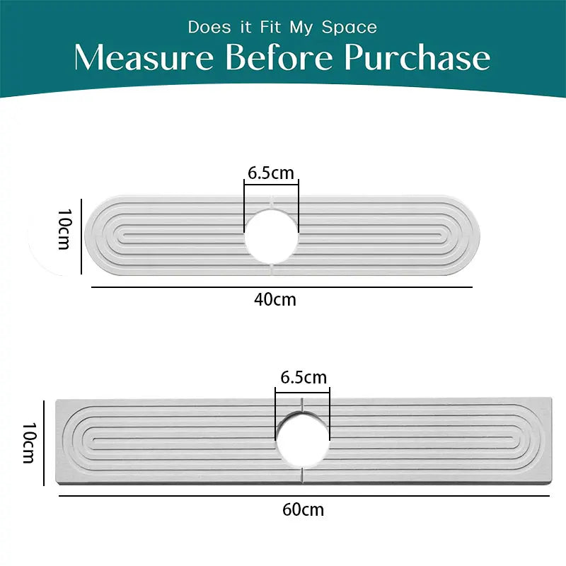 Diatomite Sink Faucet Mat – Quick-Drying Stone Splash Guard Sink Faucet Mat Axl