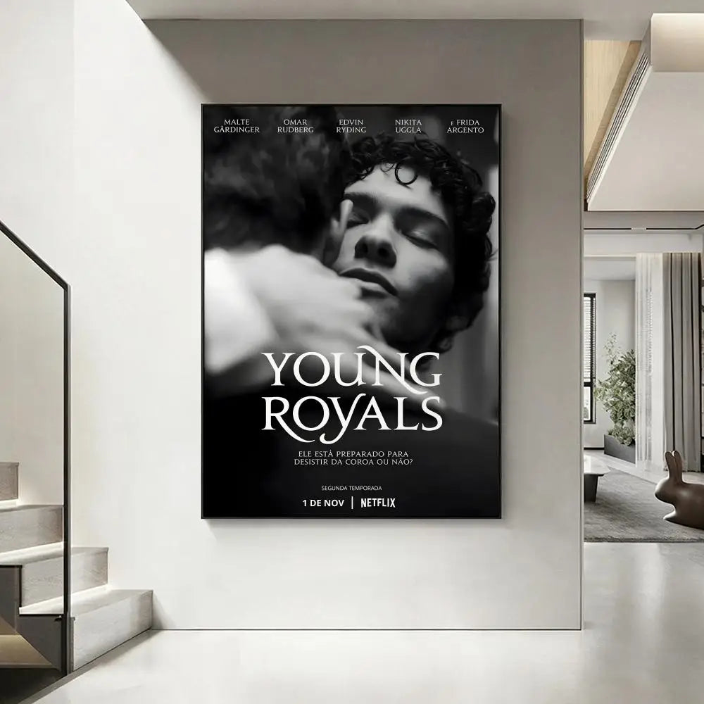 Young Royals TV Show Poster – HD Waterproof Wall Art Decor Wall Art Poster Axl White2 50X70cmNoframe