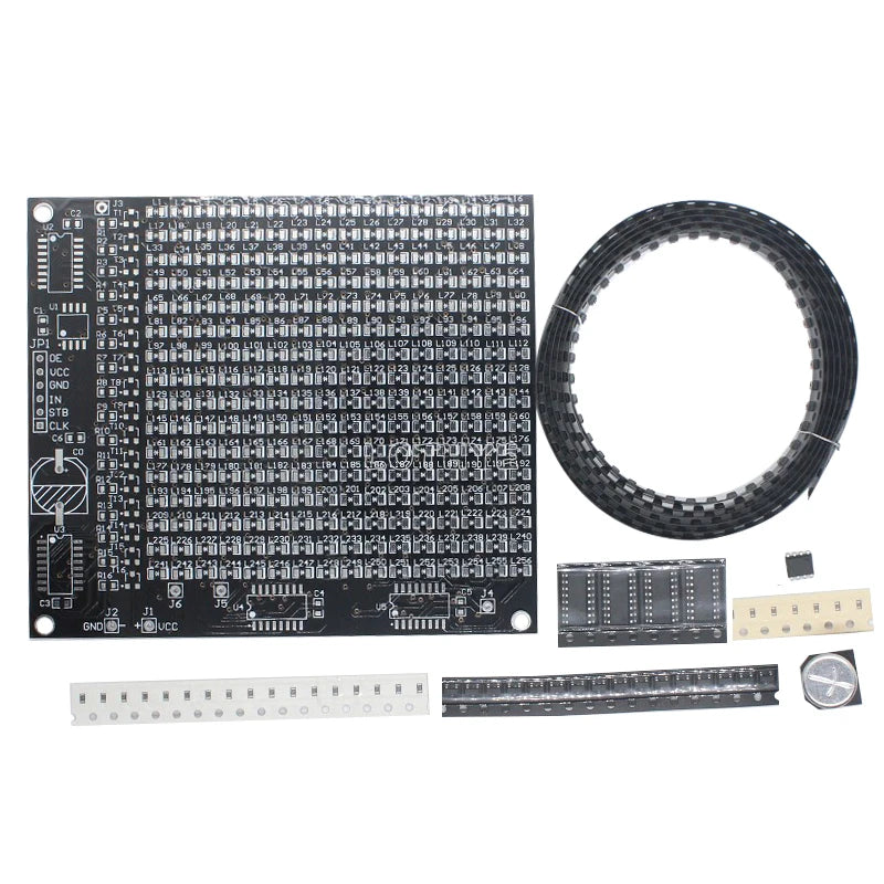256 LED Dot Matrix DIY Soldering Kit – SMD Welding Training DIY Electronics Kit Axl