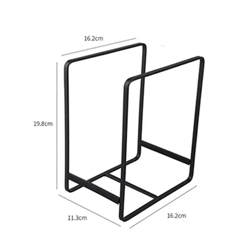 Kitchen Countertop Dish Rack – Iron Plate & Cabinet Organizer Dish Rack Organizer Axl Black L