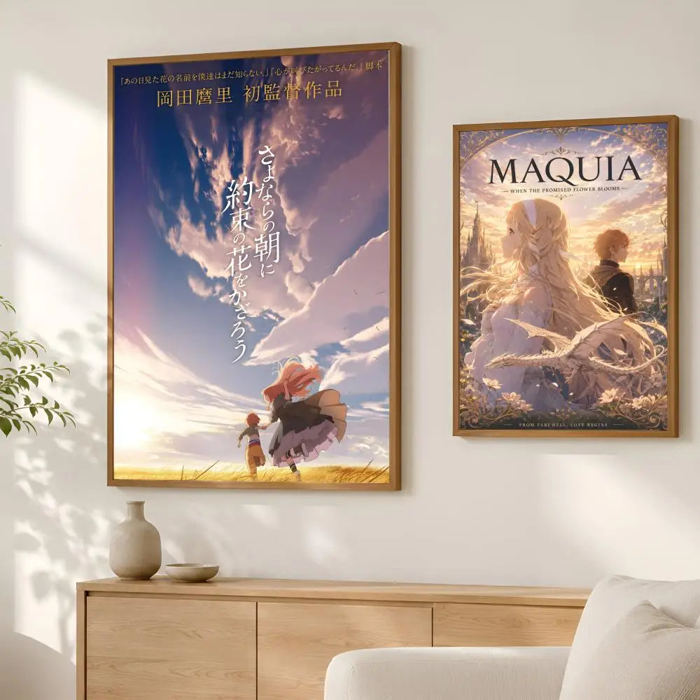 MAQUIA When the Promised Flower Blooms HD PVC Wall Poster Wall Art Poster Axl