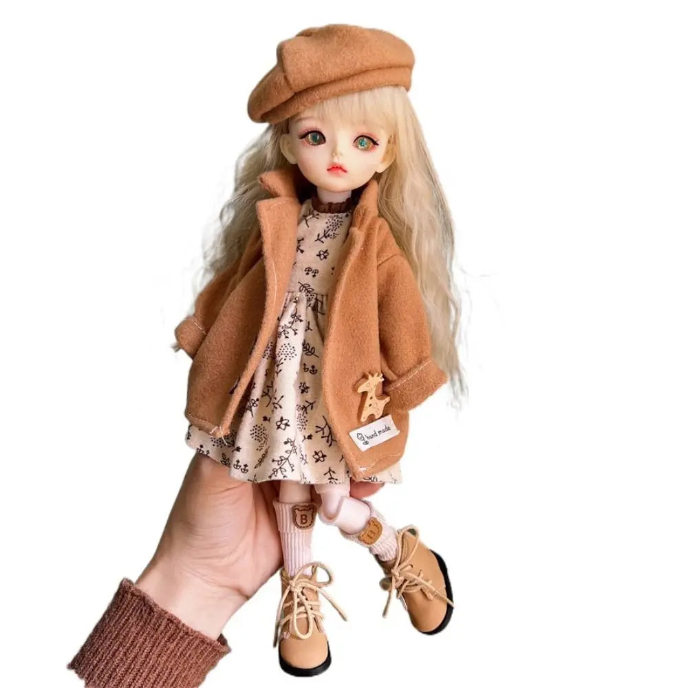 30cm BJD Doll Fashion Outfit Set – Dress & Hat for 1/6 Dolls Doll Outfit Set Axl