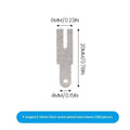 100 Pcs 18650 Polygonal Nickel Sheets for Spot Welding Machines Battery Nickel Strip Axl B 100pcs