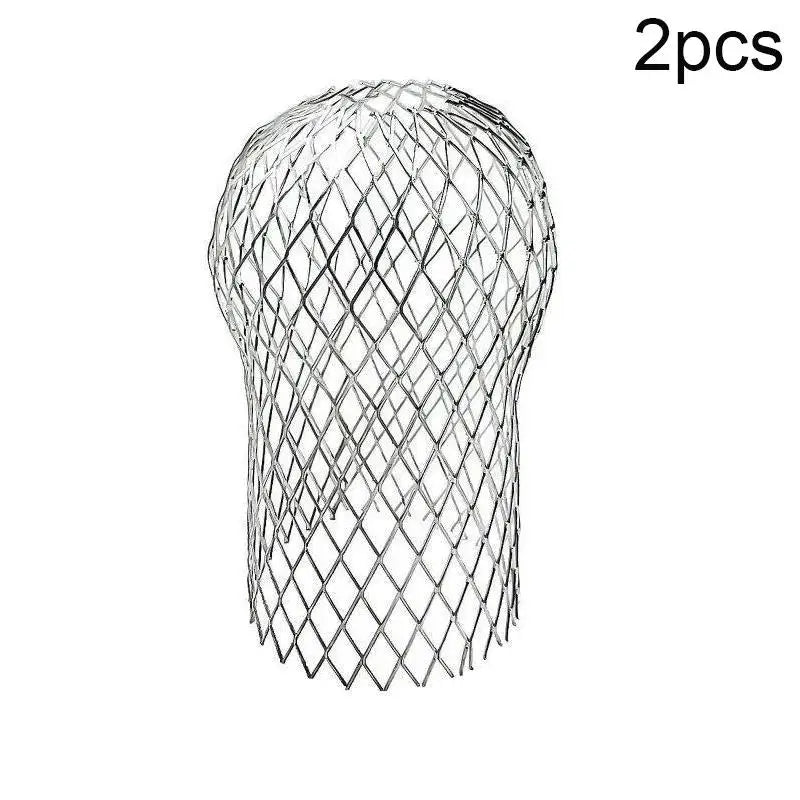 Aluminum Alloy Drain Mesh Filter – Anti-Clog Leaf Strainer Drain Mesh Strainer Axl 2pcs
