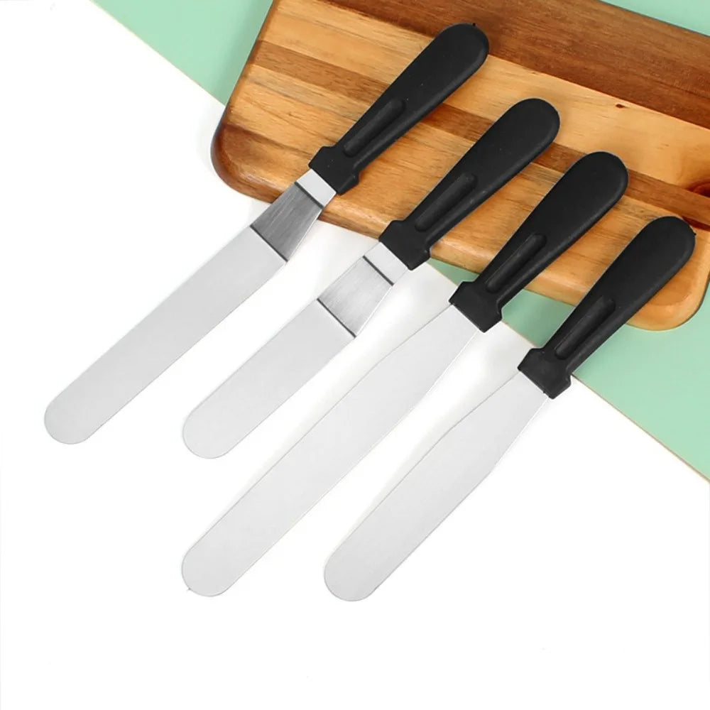 Stainless Steel Cake Spatula – Non-Stick Smoother 6 to 12 Inch Cake Decorating Spatula Axl