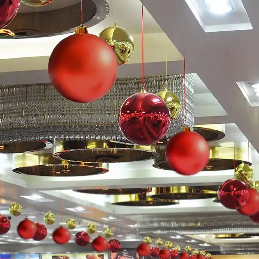 15cm Giant Matte Christmas Ball Ornament – Holiday Decoration Christmas Ornament Axl