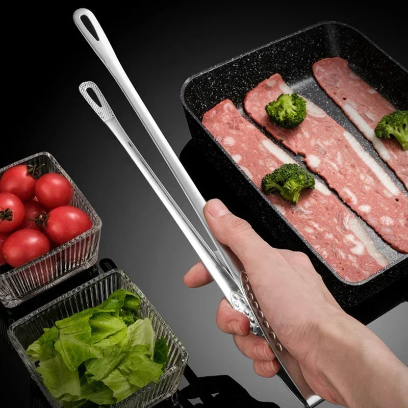 Stainless Steel Kitchen Tongs | BBQ Grill & Cooking Tweezers Kitchen Tongs Axl