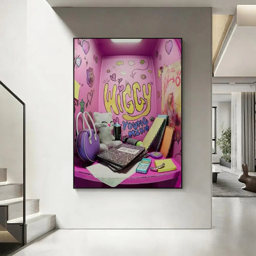Y-Young M-Miko HD Poster – Aesthetic Wall Art Home Decor Wall Art Poster Axl White7 15X20cmNoframe