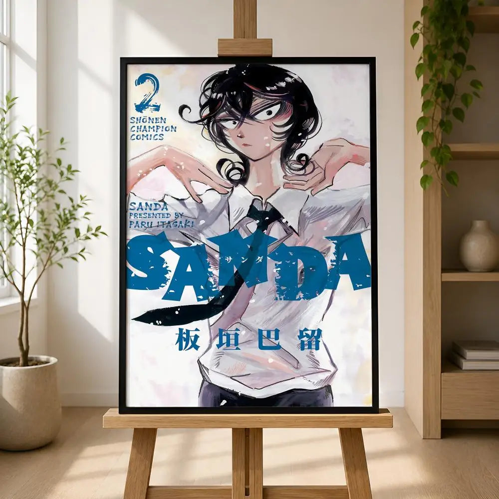 Anime SANDA HD Waterproof Self-Adhesive Wall Poster | Room Decor Anime Wall Poster Axl