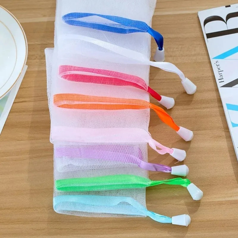 5-Pack Soap Mesh Bag Foaming Net – Soap Saver Pouch for Shower Soap Saver Pouch Axl