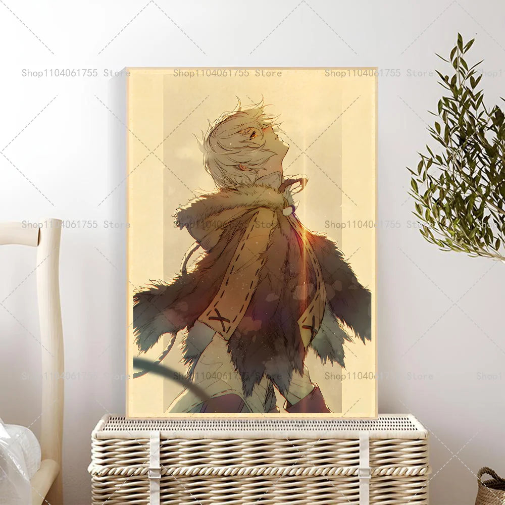 To Your Eternity Anime Poster – Waterproof Self-Adhesive Wall Art Anime Wall Poster Axl z9 40x60cm No Frame
