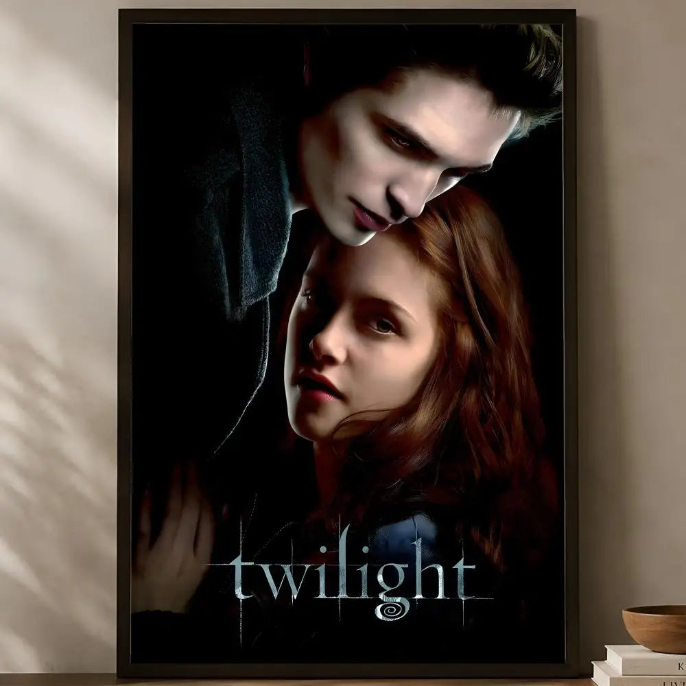 Twilight Movie HD PVC Wall Art Poster – Self-Stick Waterproof Wall Art Poster Axl White01 50X70cmNoframe