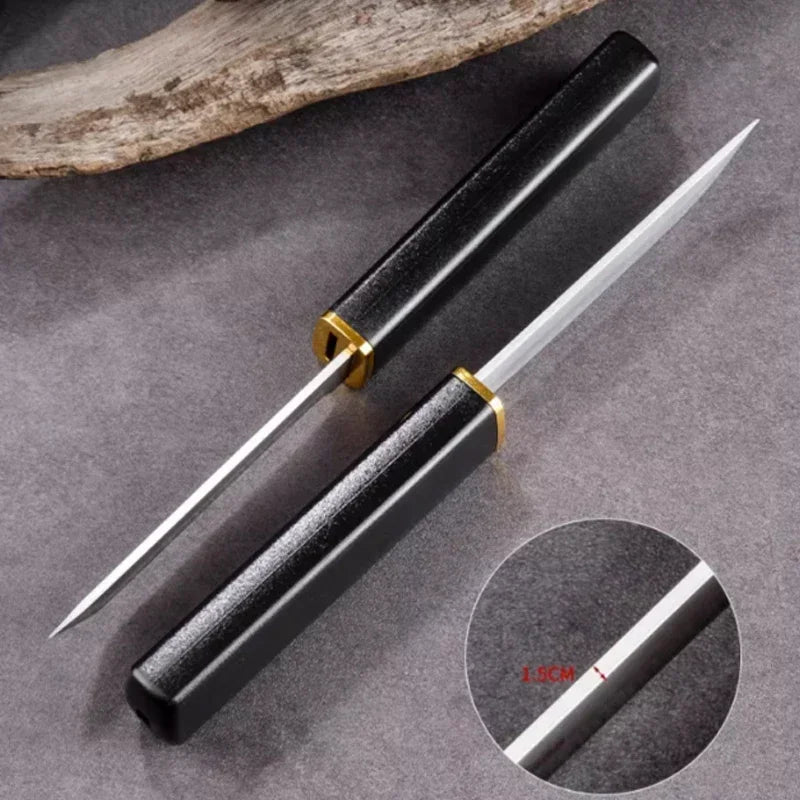 2-in-1 Mini Stainless Steel Fruit Knife – Sharp Portable Kitchen Mini Kitchen Knife Axl
