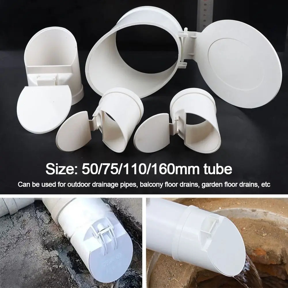 PVC Floor Drain Cover 50–160mm | Anti-Odour Pipe Valve Floor Drain Cover Axl