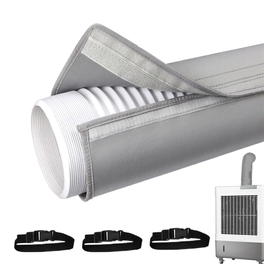 Portable AC Hose Insulation Cover Wrap with Elastic Band AC Hose Cover Axl