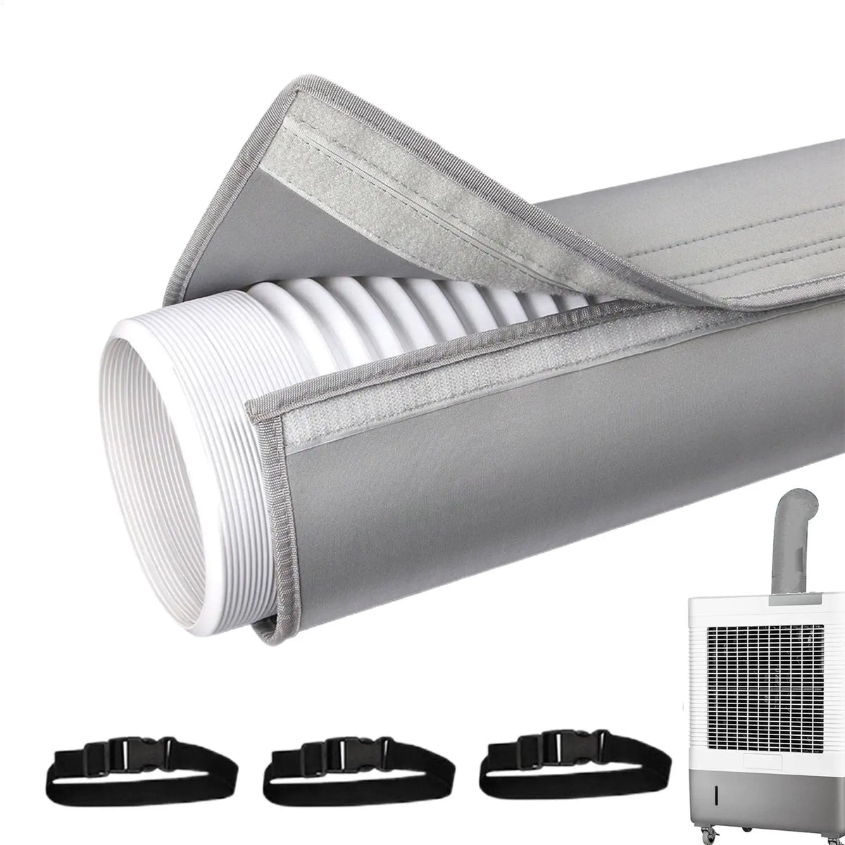 Portable AC Hose Insulation Cover Wrap with Elastic Band AC Hose Cover Axl