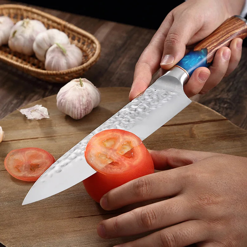 Professional 8-Inch Forged Stainless Steel Kitchen Knife Chef's Kitchen Knife Axl