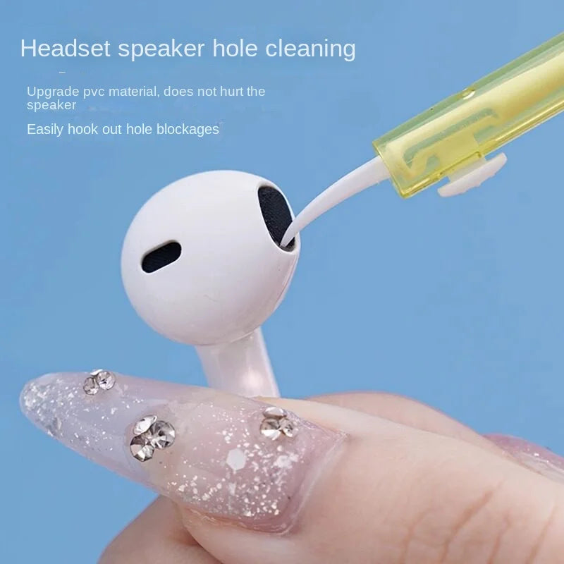 Phone Charging Port Cleaning Kit – Brush & Dust Plug for iPhone Phone Cleaning Kit Axl
