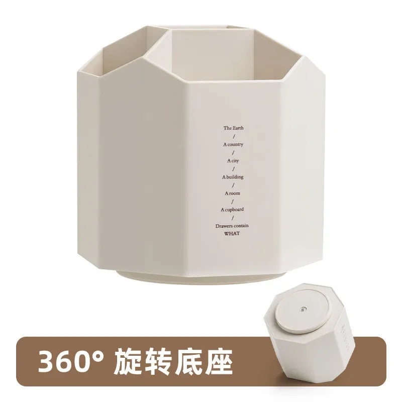 360° Rotating Pen Holder – Large Capacity Desk Organizer Rotating Pen Holder Axl BE-a