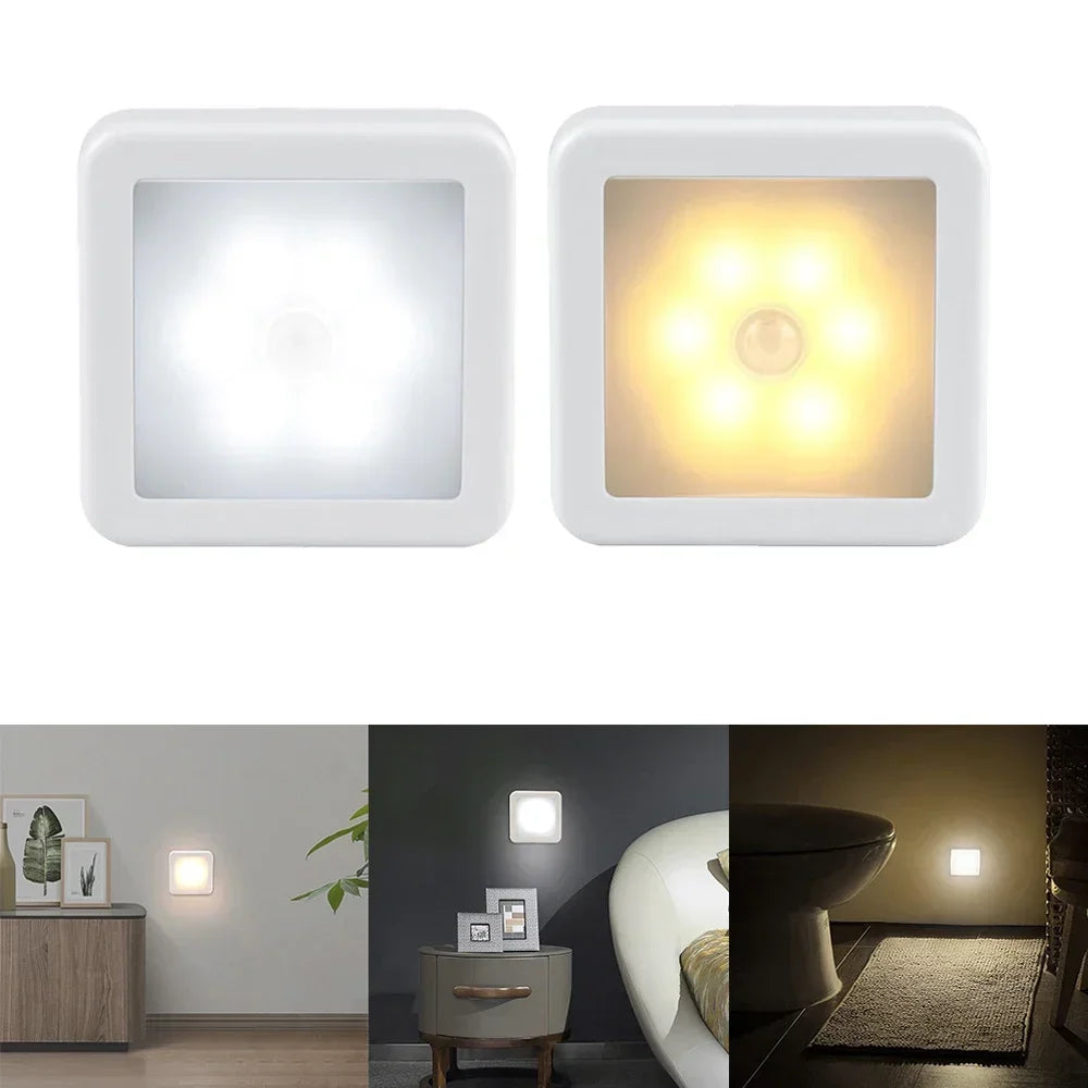 Motion Sensor LED Night Light – Wireless Closet & Cabinet Puck Lamp Motion Sensor Night Light Axl