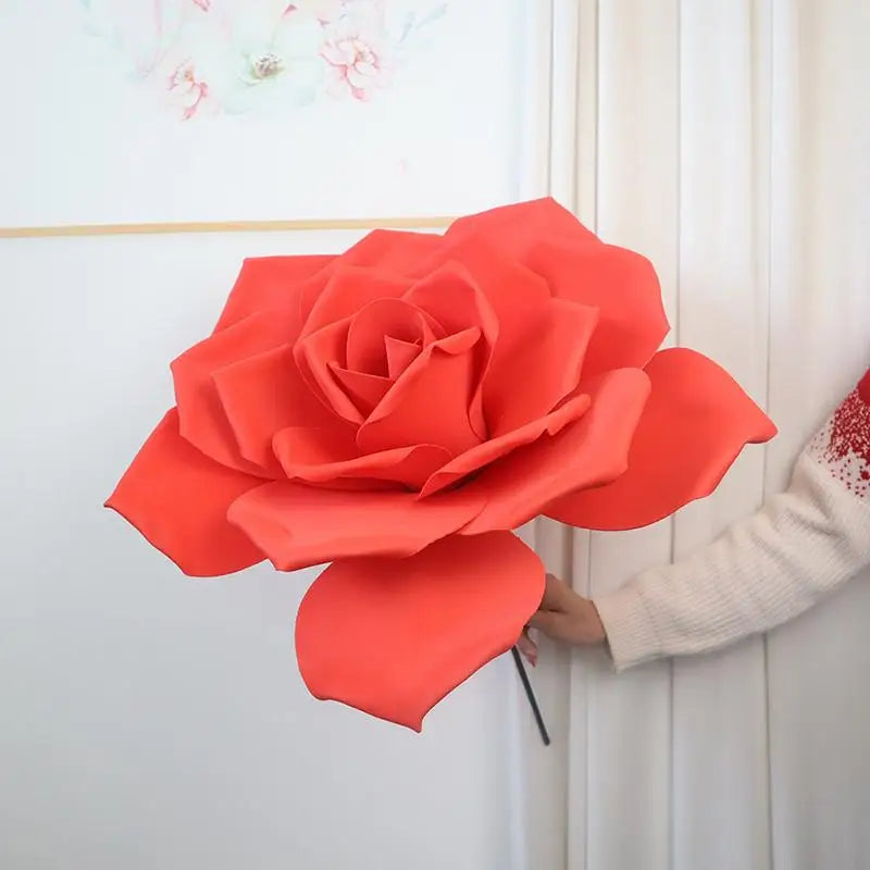 Large Artificial Peony Flowers 30/40cm – Faux Floral Wall Decor Artificial Flower Decor Axl