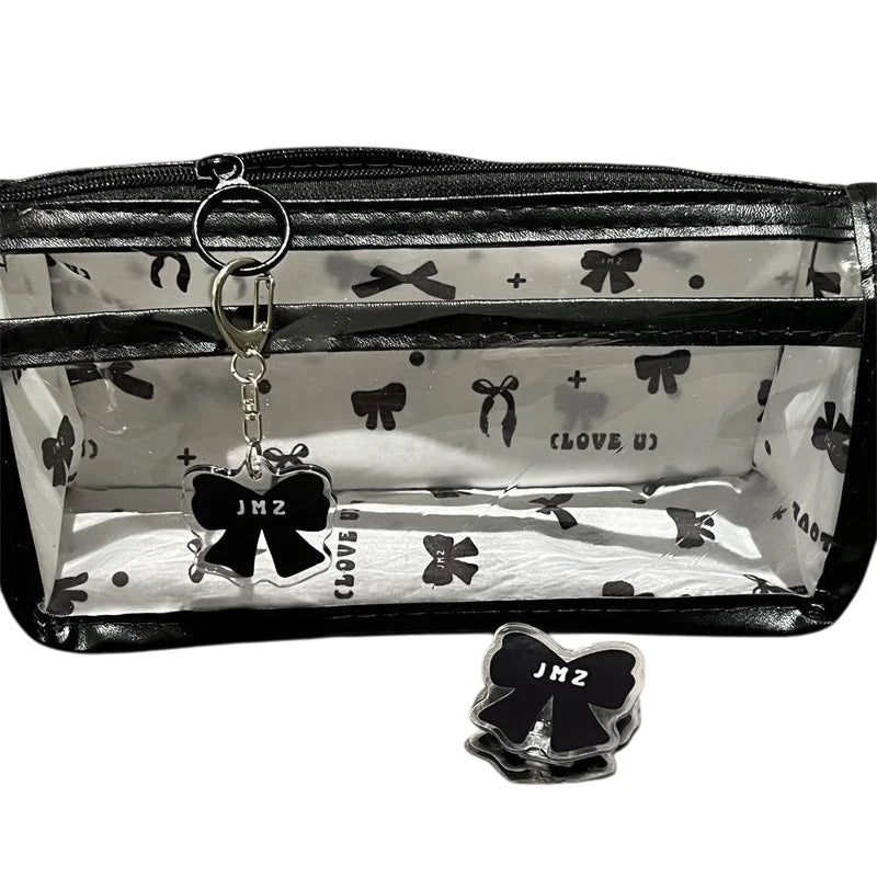 Cartoon Translucent Pencil Case – Multi-Layer Large Capacity Pencil Case Axl
