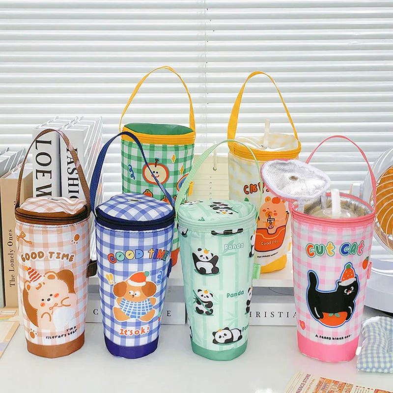 Insulated Cup Carrier Tote Bag – Oxford Cloth Tumbler Sleeve Insulated Cup Tote Bag Axl