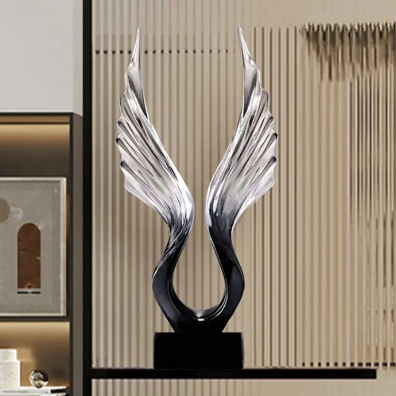 Nordic Minimalist Resin Figurines – Modern Home Décor Sculpture Decorative Figurine Axl