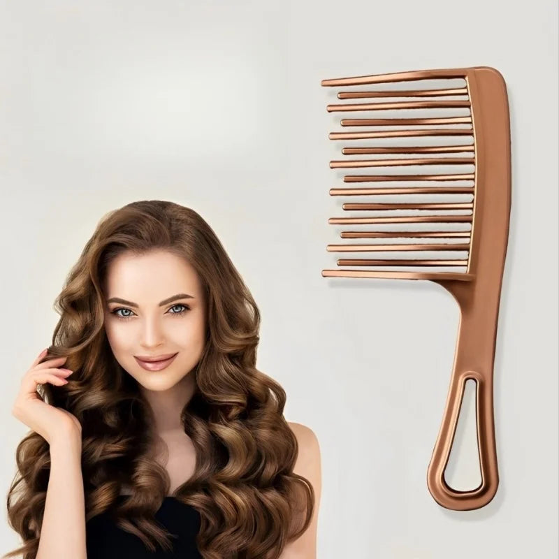 Double Row Wide Tooth Comb for Curly & Long Hair Styling Wide Tooth Comb Axl