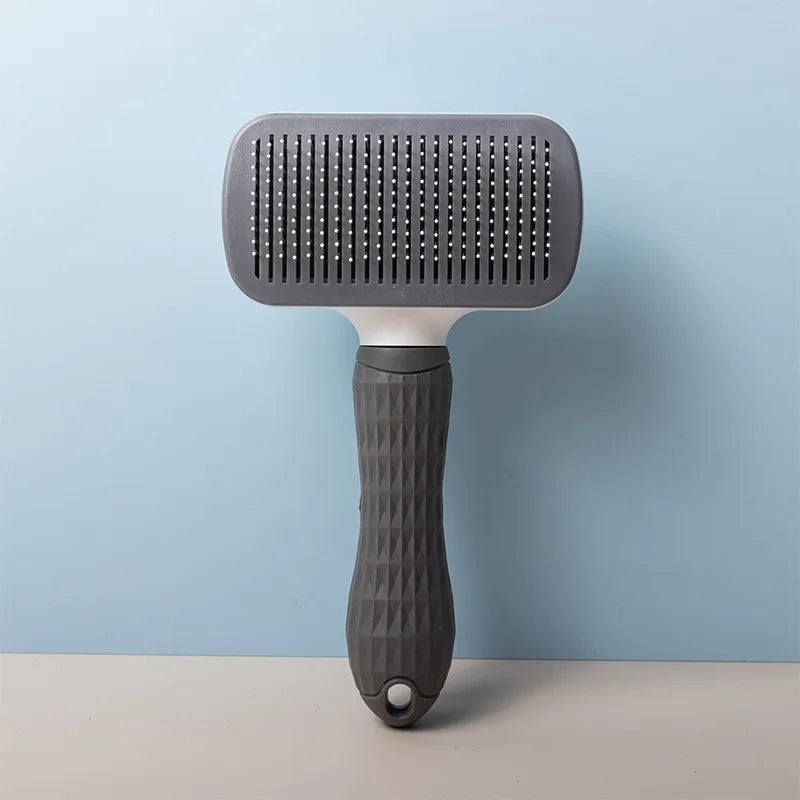 Self-Cleaning Pet Grooming Brush for Dogs & Cats Pet Grooming Brush Axl GRAY 1pc