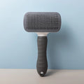 Self-Cleaning Pet Grooming Brush for Dogs & Cats Pet Grooming Brush Axl GRAY 1pc