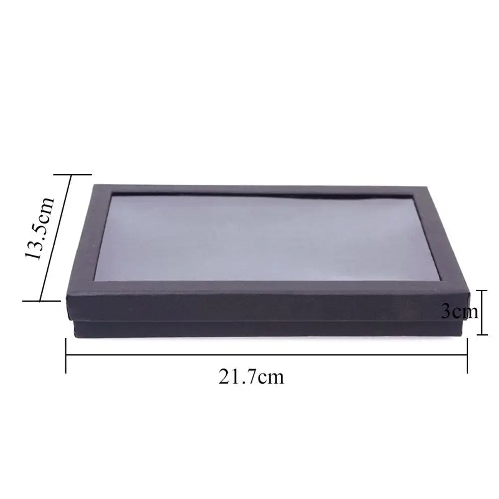 36-Slot PVC Jewelry Box – Ring & Earring Storage Organizer Jewelry Storage Box Axl