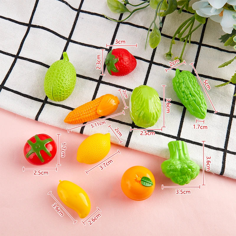 10 PCS Mini Simulation Fruit Vegetable Toys – Dollhouse Accessory Dollhouse Accessories Axl