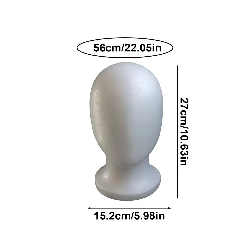 Foam Mannequin Head Stand – Wigs, Hats & Hair Display Mannequin Head Stand Axl 1pcs
