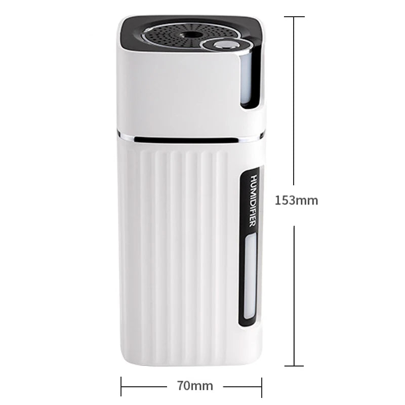 Ultrasonic Cool Mist Humidifier & Aroma Diffuser – 7 LED Colors Ultrasonic Humidifier Axl