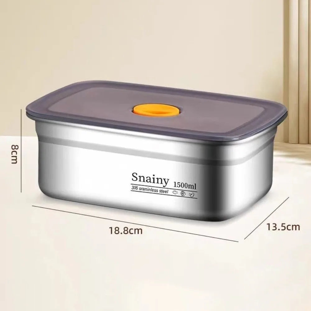 Stainless Steel Leak-Proof Bento Lunch Box – 3 Sizes Bento Lunch Box Axl 1500ml