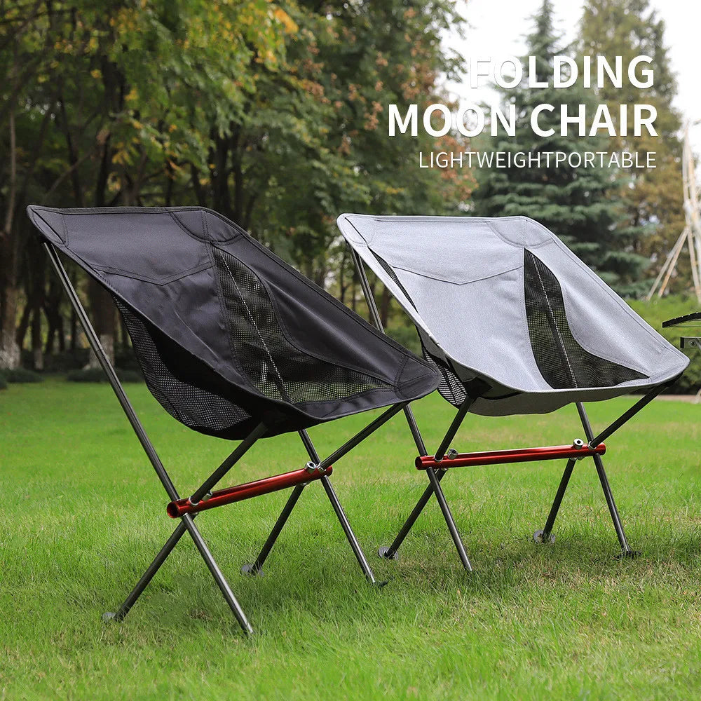 Portable Folding Camping Chair – Aluminum Frame & Carry Bag Folding Camping Chair Axl