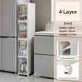 Foldable Storage Cabinet – 1–5 Layer Plastic Organizer Box Foldable Storage Cabinet Axl 4 Layer-White