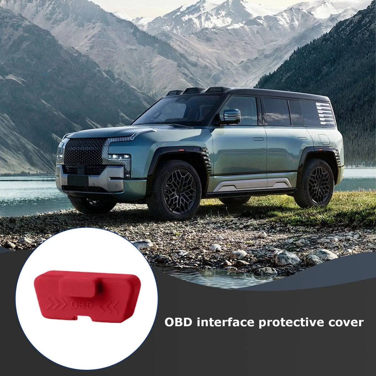Silicone OBD Port Cover – Anti-Theft Protective Sleeve OBD Port Cover Axl