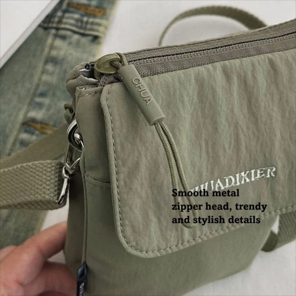 Mini Nylon Crossbody Bag – Lightweight Phone & Coin Purse Mini Crossbody Bag Axl