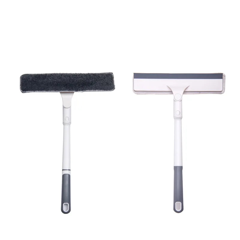 360° Rotating Window Cleaner – Squeegee & Microfiber Glass Wiper Window Cleaning Tool Axl