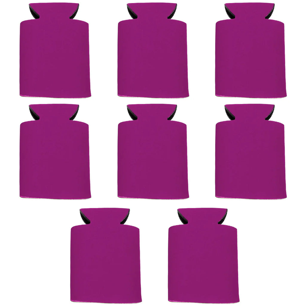 8-Pack Collapsible Can Cooler Sleeves – Multicolor Drink Coolies Can Cooler Sleeves Axl VIOLET