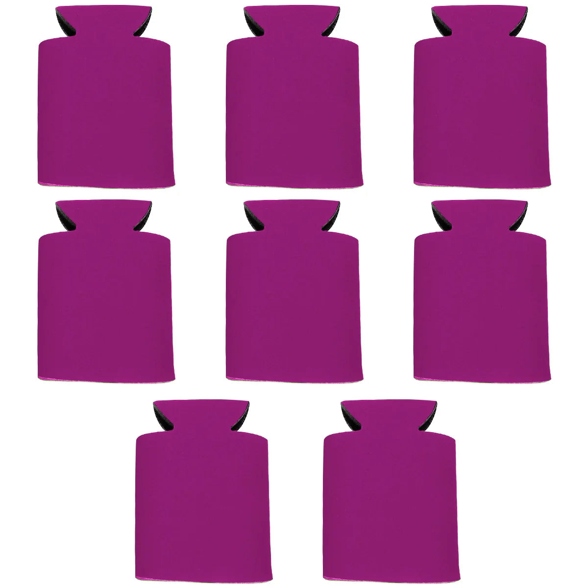 8-Pack Collapsible Can Cooler Sleeves – Multicolor Drink Coolies Can Cooler Sleeves Axl VIOLET
