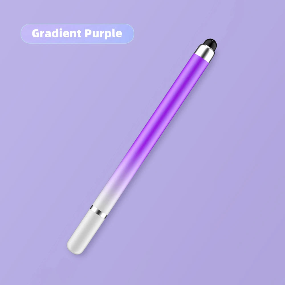 Universal 2-in-1 Stylus Pen for iPad, Android & Tablet Capacitive Stylus Pen Axl Purple