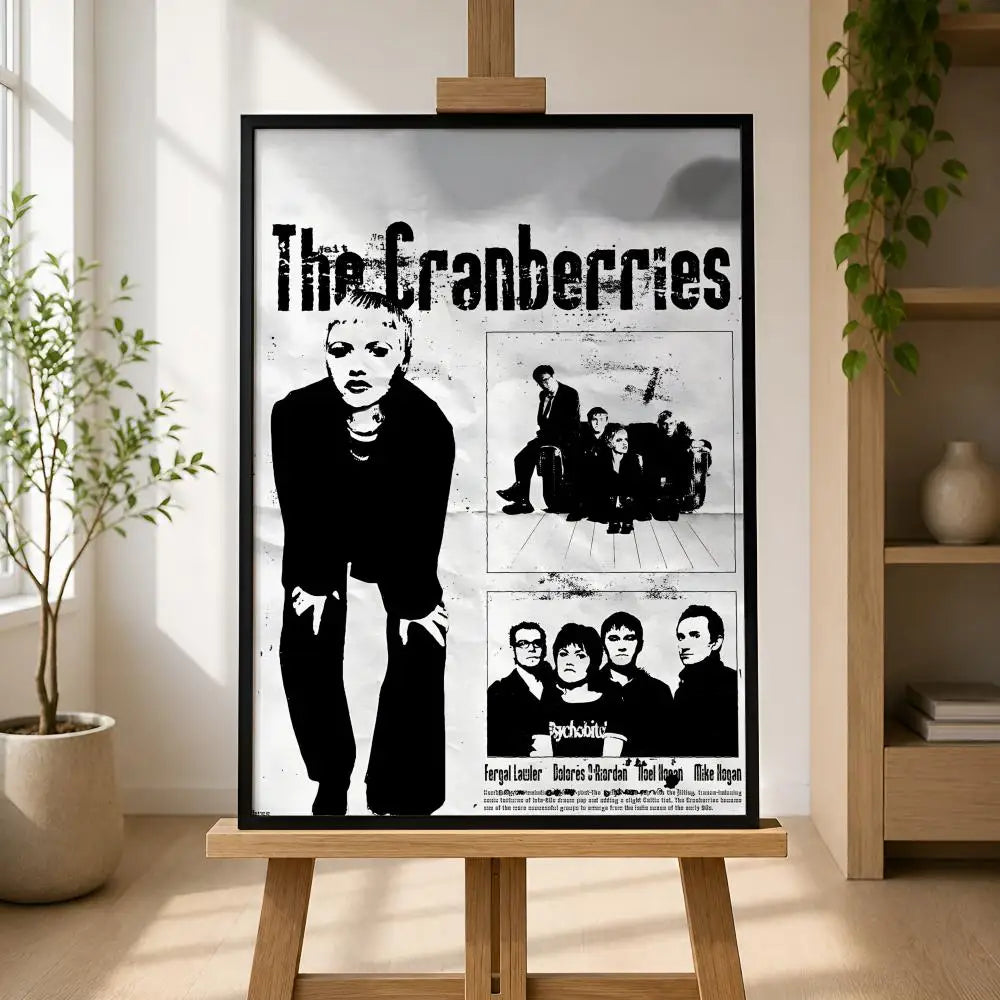 The Cranberries Waterproof PVC Wall Poster – Peel & Stick HD Art Music Wall Poster Axl