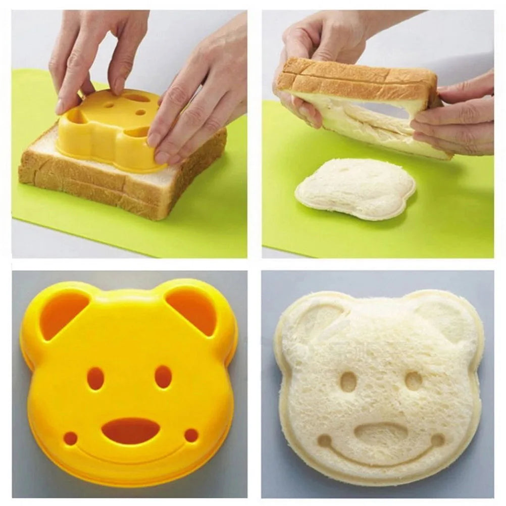 Animal Sandwich Mold Cutter – Bear, Dog & Dinosaur Shapes Sandwich Mold Cutter Axl