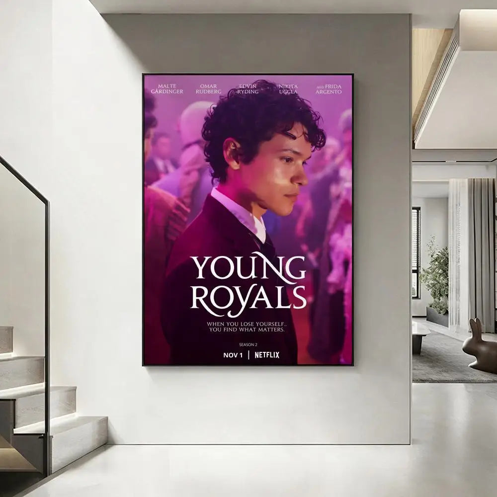 Young Royals TV Show Poster – HD Waterproof Wall Art Decor Wall Art Poster Axl White5 21X30cmNoframe