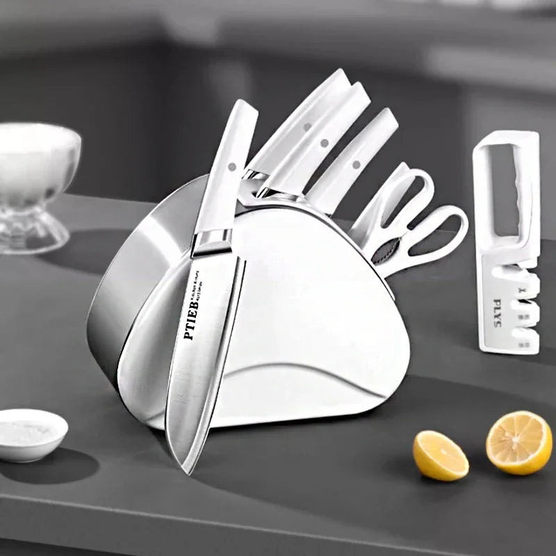 PLYS 6-Piece Professional Kitchen Knife Set – German Steel Kitchen Knife Set Axl