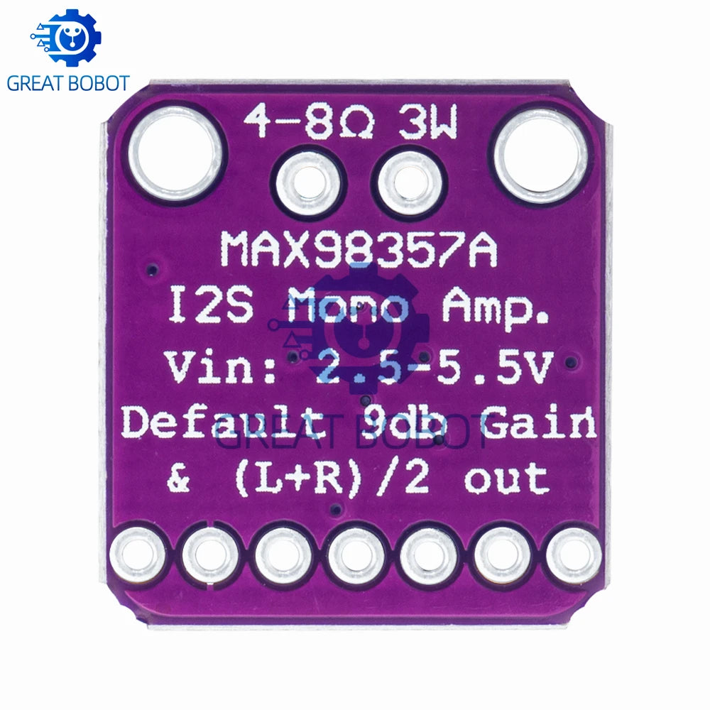 MAX98357 3W Class D I2S DAC Amplifier Breakout Board Amplifier Breakout Board Axl