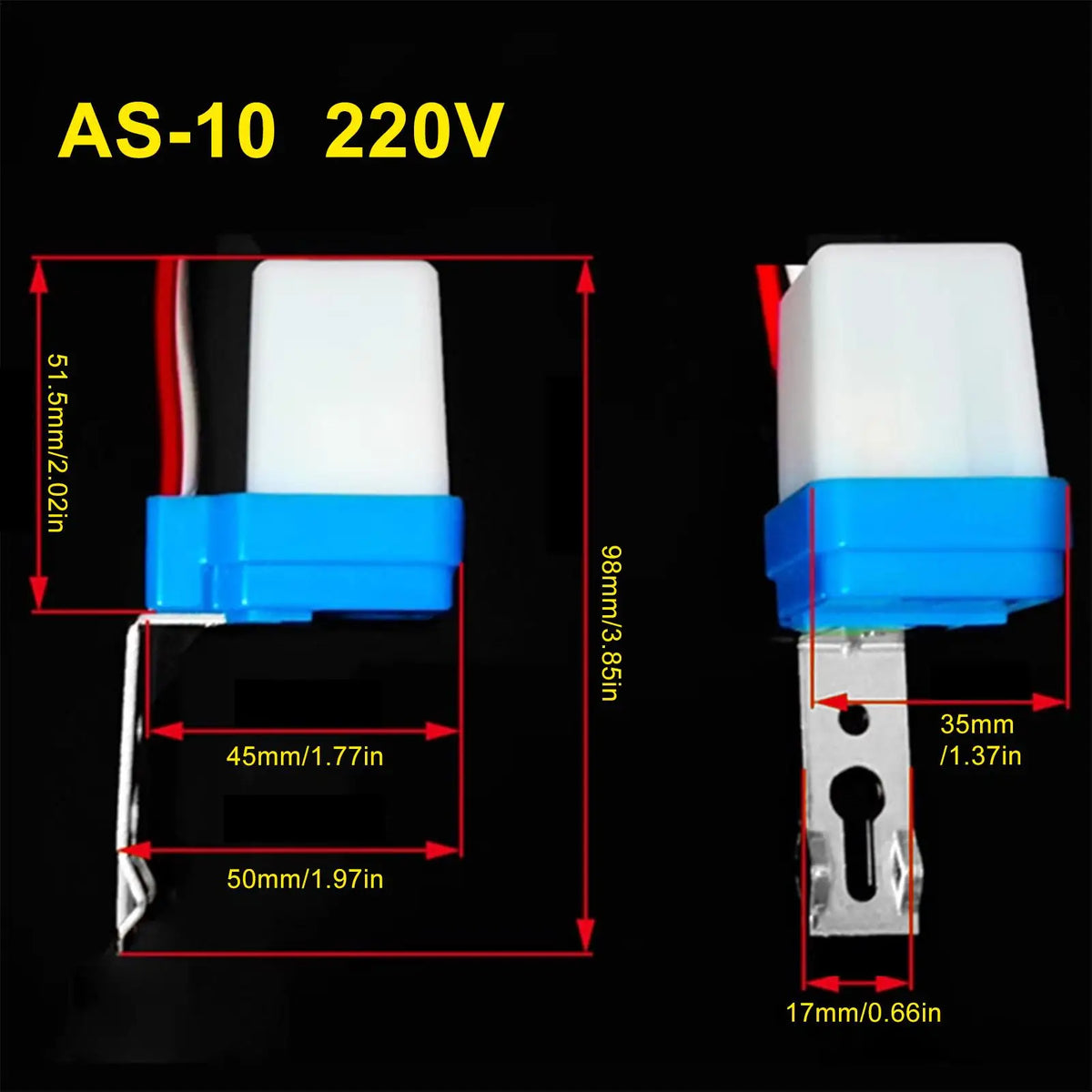 Dusk to Dawn Photocell Sensor – Auto Outdoor Light Controller Photocell Light Sensor Axl